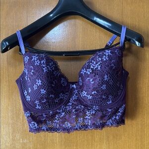 ADORE ME Purple longline lace bra